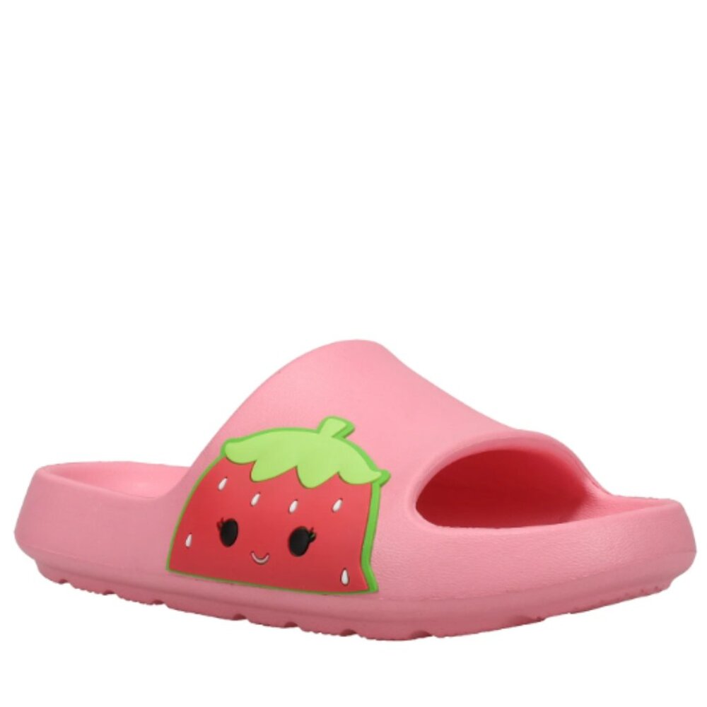 Squishmallows Kids Scarlet the Strawberry Slide Sandal - Size 2-3 - NWT
